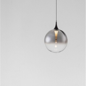 Pendul LED modern, Metal, Sticla, Fumuriu, ORENDA 245197 universul-luminii.ro