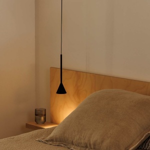 Pendul LED stil minimalist ANNA negru - Img 2