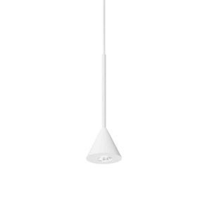 Pendul LED stil minimalist Archimede sp cono alb - Img 1