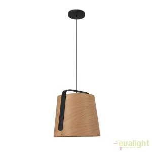 Pendul lemn design deosebit diametru 50cm STOOD 29848 - Img 3