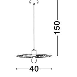 Pendul, Lustra design modern Eres 148237 universul-luminii.ro