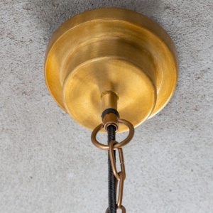 Pendul, Lustra suspendata Industrial 43cm, auriu 155917 universul-luminii.ro
