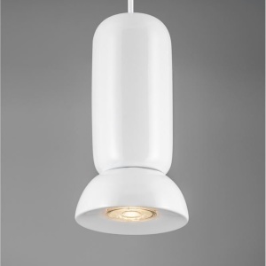 Pendul minimalist ceramica alba PARLO 625057 universul-luminii.ro