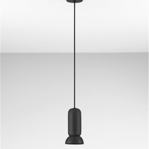 Pendul minimalist ceramica neagra PARLO 623407 universul-luminii.ro