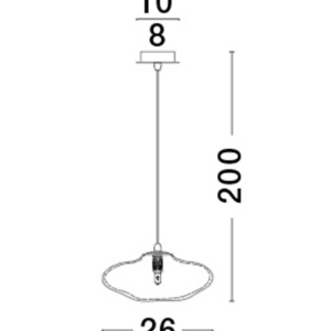 Pendul modern design decorativ KING auriu D-26cm 205157 universul-luminii.ro