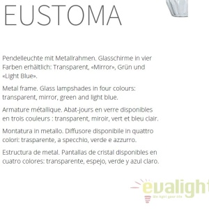 Pendul modern din sticla Eustoma, transparent MYMOD238-PL-01-TR 59577 universul-luminii.ro