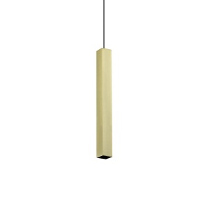 Pendul modern minimalist LOOK SP1 SQUARE D40 H400 OTTONE