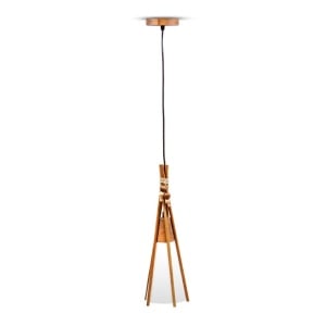 Pendul rustic fabricat manual din lemn MEXICANA