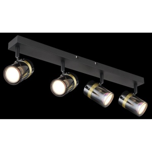Plafoniera 4L design industrial Trabby negru 135087 universul-luminii.ro