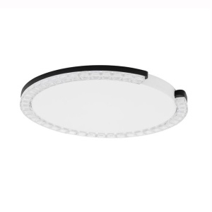 Plafoniera circulara aluminiu negru GREAMY D-46cm