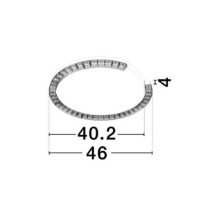 Plafoniera circulara aluminiu negru GREAMY D-46cm 624937 universul-luminii.ro