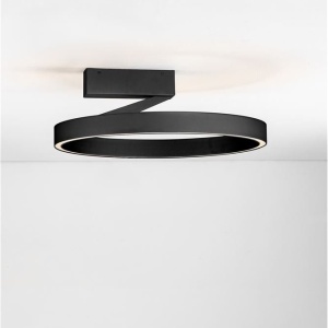 Plafoniera circulara aluminiu negru LED CCT ADALIZ 50cm 632287 universul-luminii.ro