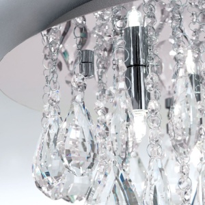 Plafoniera cristal K9 design elegant CELESTE D-45 crom 234747 universul-luminii.ro