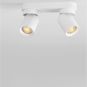 Plafoniera cu 2 spoturi Amecy alb 229257 universul-luminii.ro