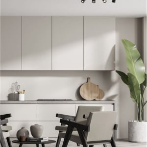 Plafoniera cu 4 spoturi Amecy negru 229277 universul-luminii.ro