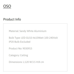 Plafoniera cu 4 Spoturi directionabile stil minimalist OSO, NVL-9030915 246857 universul-luminii.ro