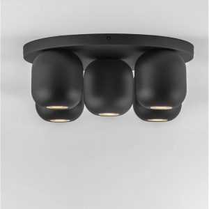 Plafoniera cu 5 spoturi metal negru MARLIN 626017 universul-luminii.ro
