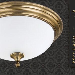Plafoniera design clasic realizata manual Decor - Img 2