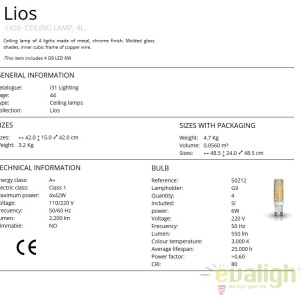 Plafoniera design modern Lios SV-867234 60727 universul-luminii.ro