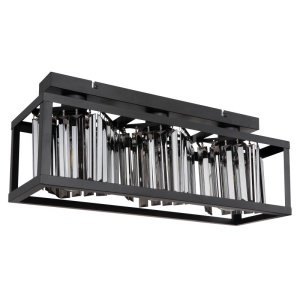 Plafoniera design modern Mathilde negru mat - Img 3