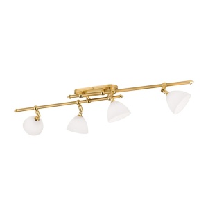 Plafoniera design modern OPALDESIGN 4L, auriu mat - Img 4