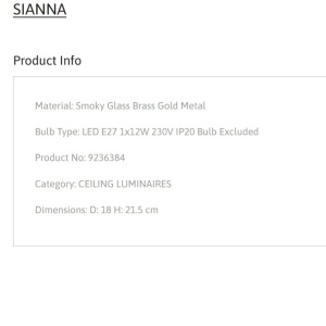 Plafoniera design modern SIANNA 138897 universul-luminii.ro