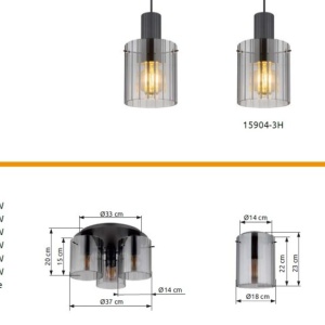 Plafoniera design modern TULIVAR 161627 universul-luminii.ro