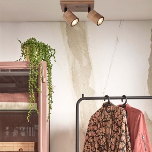 Plafoniera eco din bambus Java/2xGU10, natural 182057 universul-luminii.ro
