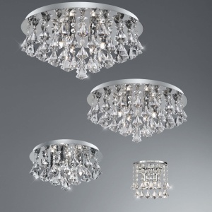 Plafoniera eleganta design modern Hanna 4L 3304-4CC SRT - Img 2