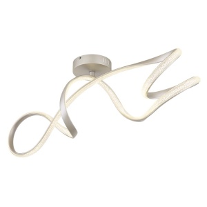 Plafoniera LED 4000K SWIRL nichel