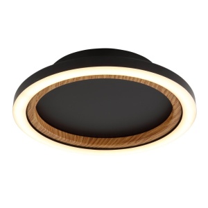 Plafoniera LED aluminiu cu efect de lemn DAKARI I