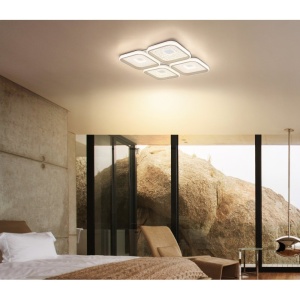 Plafoniera LED CCT cu telecomanda MOSAIKO