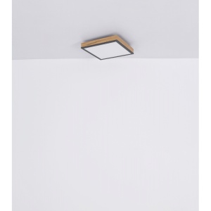 Plafoniera LED cu aspect lemn design slim DORO 12W 203027 universul-luminii.ro