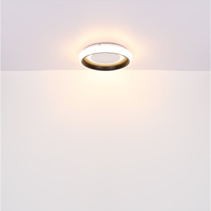 Plafoniera LED cu telecomanda design modern Tabano negru mat 175497 universul-luminii.ro