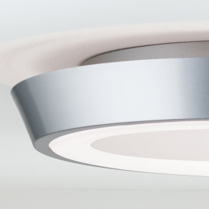 Plafoniera LED design circular LOOK argintie - Img 6