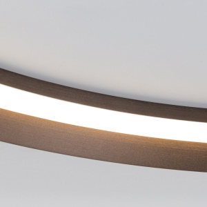 Plafoniera LED design circular MANTA D-45cm bronz 233977 universul-luminii.ro
