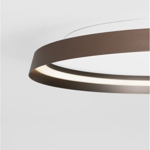 Plafoniera LED design modern circular ORMI coffee D-60cm 233367 universul-luminii.ro