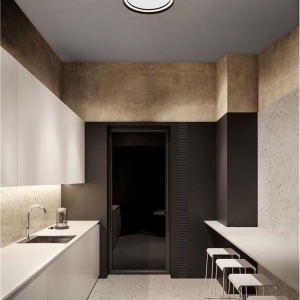 Plafoniera LED design modern circular ORMI negru D-45cm - Img 2