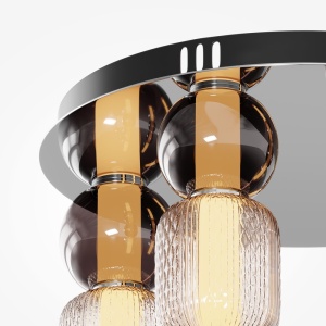 Plafoniera LED design modern decorativ Drop crom - Img 4