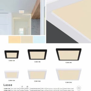 Plafoniera LED design modern LASSE alb 210397 universul-luminii.ro