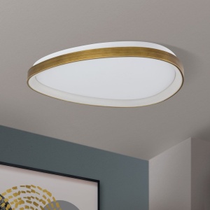 Plafoniera LED design modern slim CHARLIE patina D-65cm 155657 universul-luminii.ro