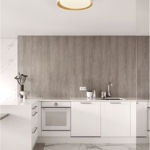Plafoniera LED design modern STAKE alb, D-60cm 136557 universul-luminii.ro