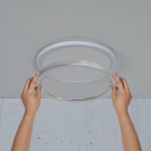 Plafoniera LED design silm IP54 baie Oja 29 alb 3000-4000K 2015026133 NL 195077 universul-luminii.ro