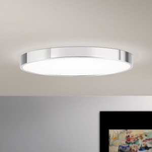 Plafoniera LED design slim BULLY D-28cm crom 155767 universul-luminii.ro