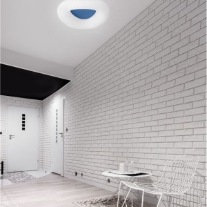 Plafoniera LED dimabila, design modern Cia albastru, 45cm 45007 universul-luminii.ro