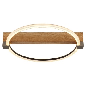 Plafoniera LED metal cu efect de lemn FLETCHER - Img 5