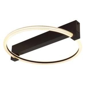 Plafoniera LED metal negru FLETCHER