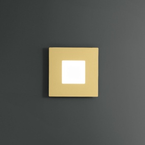 Plafoniera LED moderna BILDE 52x52cm, alb, negru sau auriu