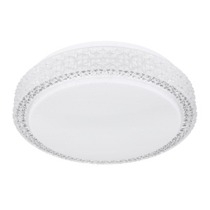Plafoniera LED moderna cu decor stralucitor OVI 12W 105437 universul-luminii.ro