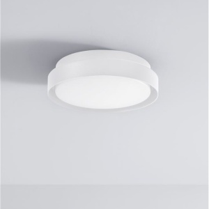 Plafoniera LED pentru iluminat exterior design modern slim IP65 OLIVER alba 84857 universul-luminii.ro